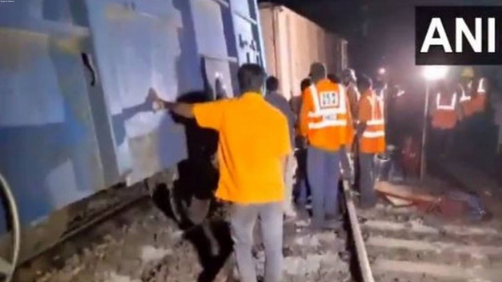 Andhra: Goods train derails near Vijayawada; rail movement disrupted
